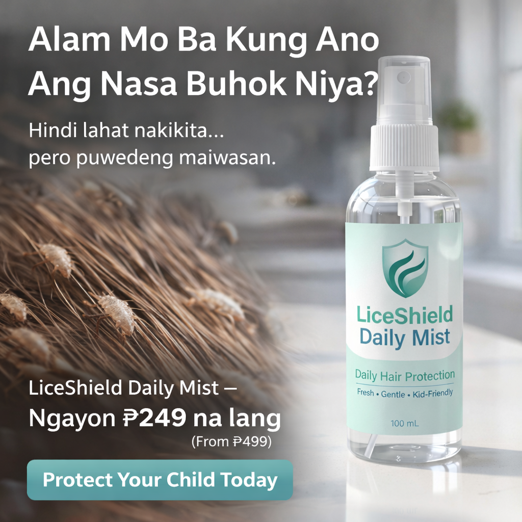 Alam Mo Ba Kung Ano Ang Nasa Buhok Niya? - LiceShield Daily Mist P249